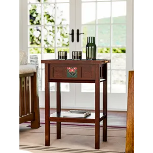 125th Anniversary Collector Series Floral Tile Tray Table