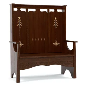 Mission 125th Anniversary Fireside Bench