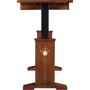 Harvey Ellis Hi-Lo Standing Desk Oak