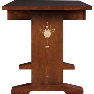 Harvey Ellis Hi-Lo Standing Desk Oak