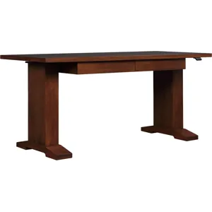 Harvey Ellis Hi-Lo Standing Desk, No Inlay Oak