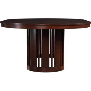 Park Slope Round Dining Table Oak