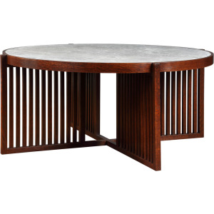Park Slope Round Cocktail Table Oak