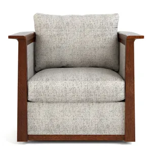 Mission Park Slope Swivel Chair Oak