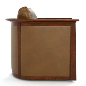 Mission Park Slope Swivel Chair Oak