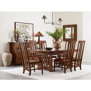 Mission Three-Door Display Buffet Oak