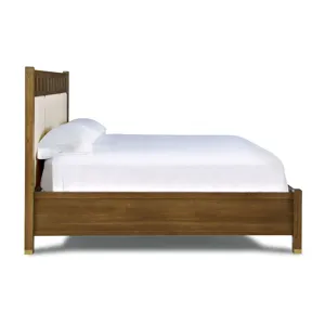 Surrey Hills Upholstered Panel Bed Oak