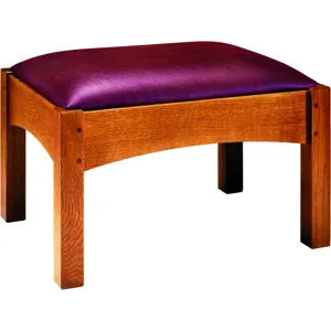 Mission Footstool Oak