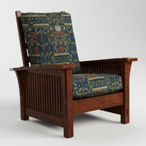 Spindle Morris Chair with Loose Cushion