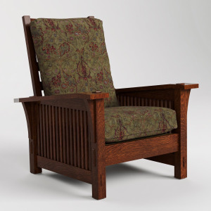 Spindle Morris Chair with Loose Cushion