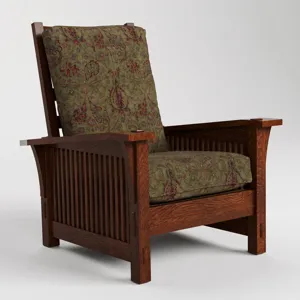 Spindle Morris Chair with Loose Cushion