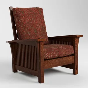 Spindle Morris Chair with Loose Cushion