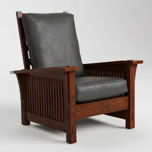 Spindle Morris Chair with Loose Cushion