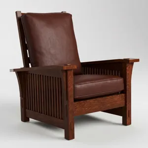 Spindle Morris Chair with Loose Cushion