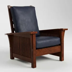 Spindle Morris Chair with Loose Cushion