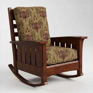 Bow Arm Rocker with Loose Cushion
