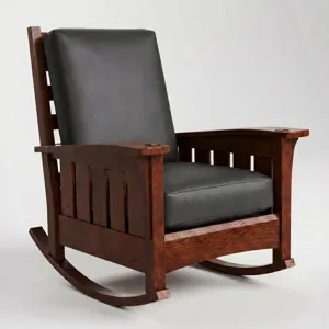 Bow Arm Rocker with Loose Cushion