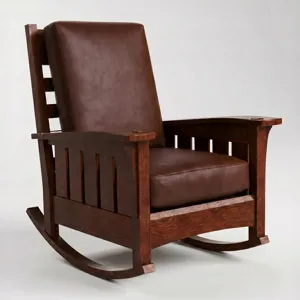 Bow Arm Rocker with Loose Cushion