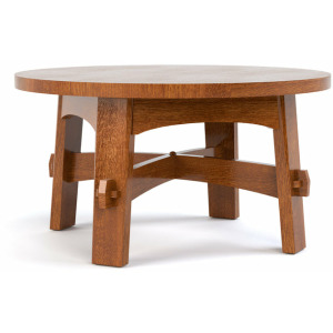 Mission Quincy Swivel Chat Table