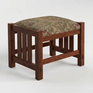 Slatted Footstool