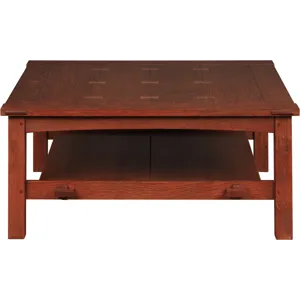 Mission Butterfly Top Cocktail Table Oak