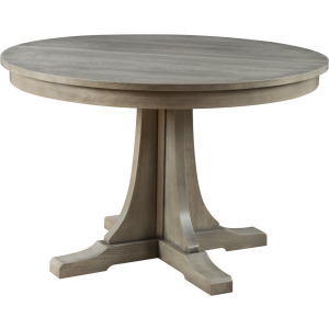 Mission Round Pedestal Dining Table 46