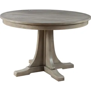 Mission Round Pedestal Dining Table 46