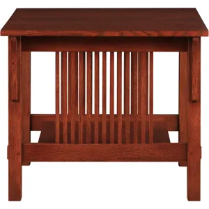 Mission End Table Oak