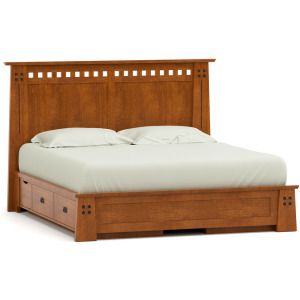 Highlands Platform Storage Bed - King