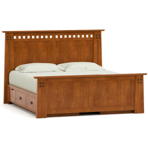 Highlands Platform Storage Bed - King