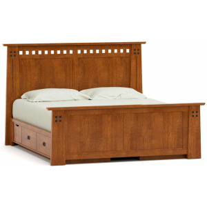 Highlands Platform Storage Bed - California King
