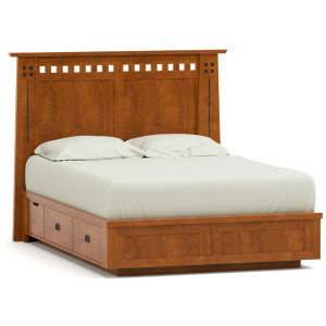 Highlands Platform Storage Bed - Queen
