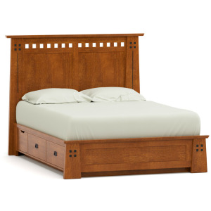 Highlands Platform Storage Bed - Queen