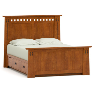 Highlands Platform Storage Bed - Queen