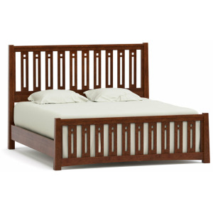 Highlands Pierced Slat Bed - King