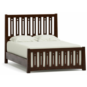 Highlands Pierced Slat Bed - Queen