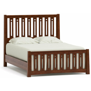 Highlands Pierced Slat Bed - Queen