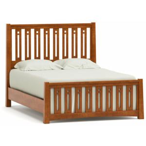 Highlands Pierced Slat Bed - Queen