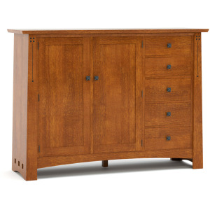 Highlands Low Armoire Oak