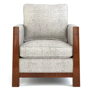 Highlands High Back Chair Oak