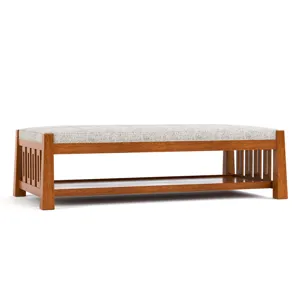 Highlands Cocktail Ottoman Oak