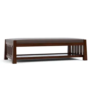 Highlands Cocktail Ottoman Oak