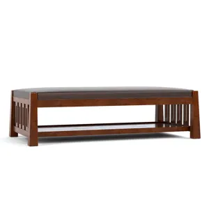 Highlands Cocktail Ottoman Oak