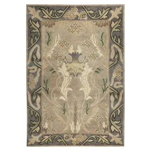 Designer Rugs English Garden Rug Silver 10' X 14'