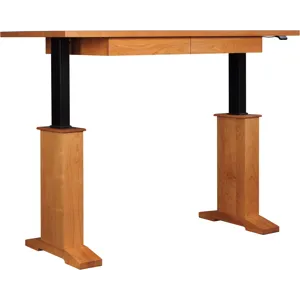 Harvey Ellis Hi-Lo Standing Desk, No Inlay Cherry