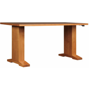 Harvey Ellis Hi-Lo Work Table, No Inlay Cherry