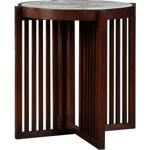 Park Slope Round End Table Cherry
