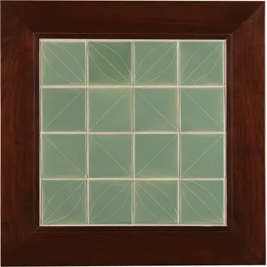 Mission Tile Top End Table Cherry