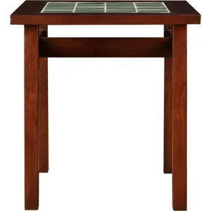 Mission Tile Top End Table Cherry