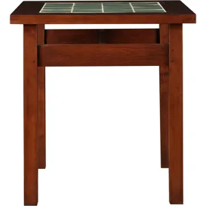 Mission Tile Top End Table Cherry